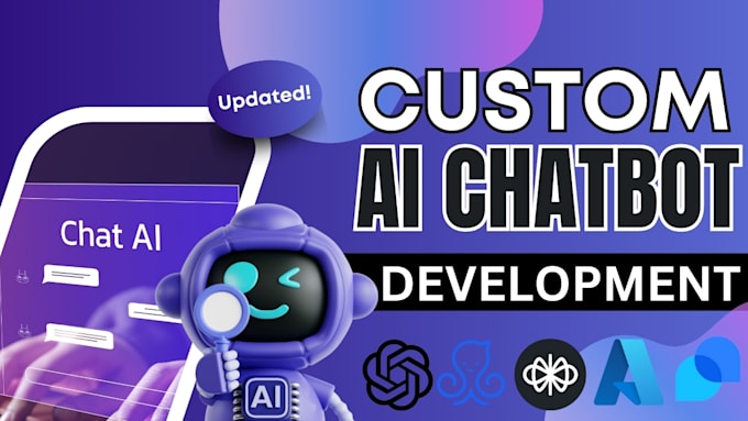 Gig Preview - Create ai chatbot, ai saas mvp using chatgpt manychat voiceflow tidio azure gpt4