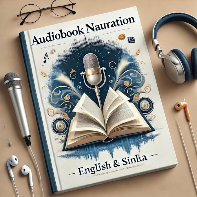 Gig Preview - Professional audiobook narration in english and sinhala