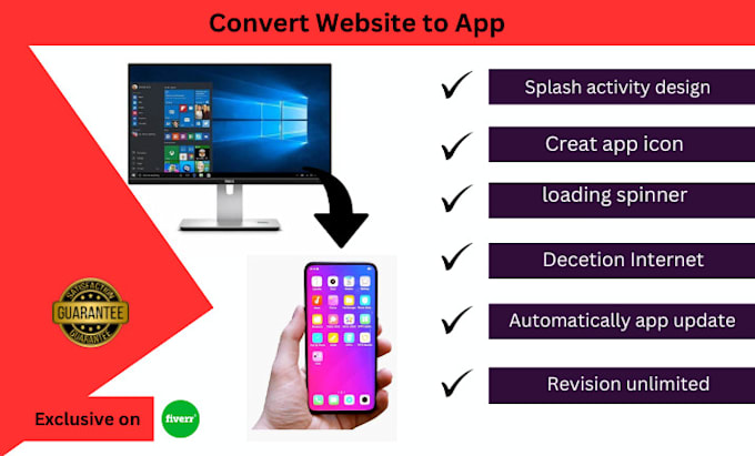 Bestseller - convert website into an android app