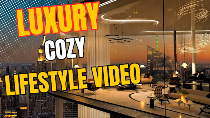 Gig Preview - Create bedroom luxury apartment rain, luxury lifestyle video for your channel