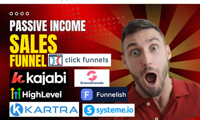 Bestseller - build funnel using clickfunnels groove kartra systeme io ghl landing page design