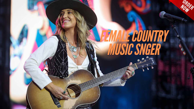 Gig Preview - Be your female vocalist country music singer folk in any kind of music