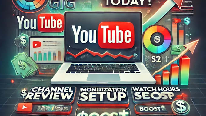 Gig Preview - Do massively organic yt channel monetization and, youtube channel promotion