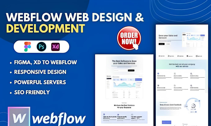 Gig Preview - Develop 3d animated webflow website figma to webflow 3d animated spline  threejs