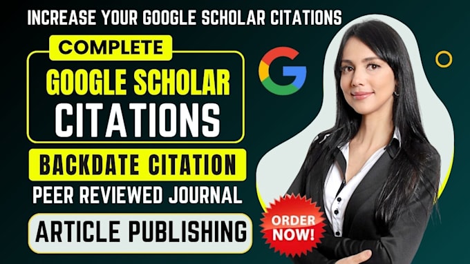 Gig Preview - Backdate citation and increase google scholar citations using researchgate