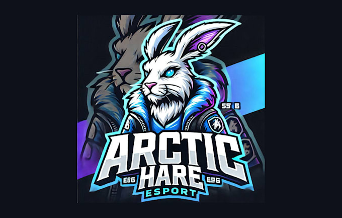 Bestseller - make arctic hare esport mascot logo in very short time