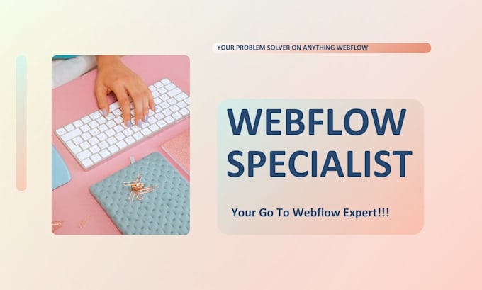 Gig Preview - Fix webflow webflow animation webflow design webflow landing page webflow expert