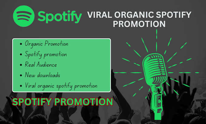 Gig Preview - Do viral organic spotify promotion spotify music and podcast