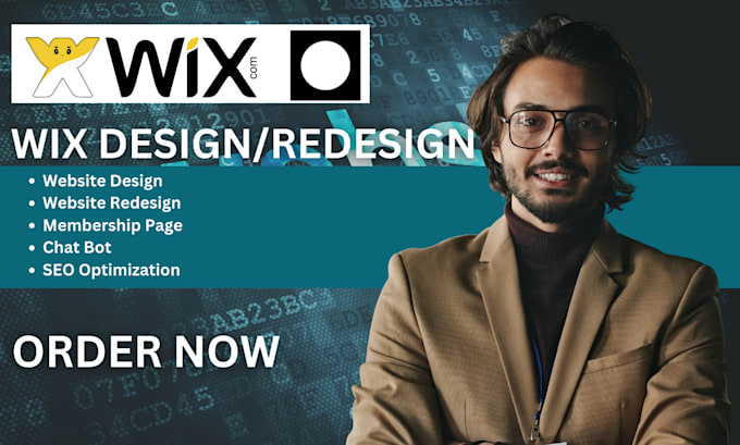 Gig Preview - Wix website design redesign wix website wix website