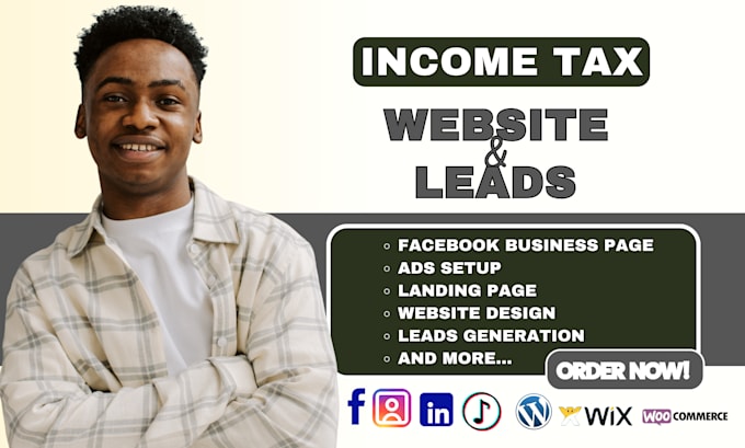 Bestseller - give income tax leads tax website income tax website leads generation tax leads