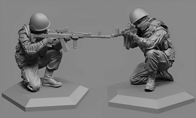 Gig Preview - 3d printable miniature, 3d character model, 3d sculpture in stl for 3d printing