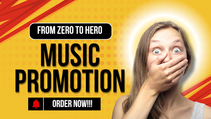 Gig Preview - Do organic viral soundcloud spotify music promotion for your album music ads