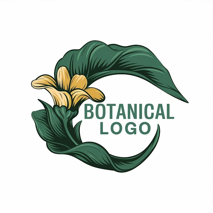 Bestseller - design vintage logo business with botanical illustration