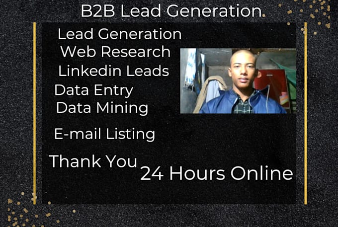 Bestseller - do b2b lead generation and web research for any industries