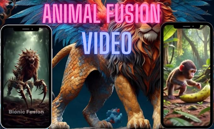 Gig Preview - Make viral hybrid reels, animal fusion, ai fusion video