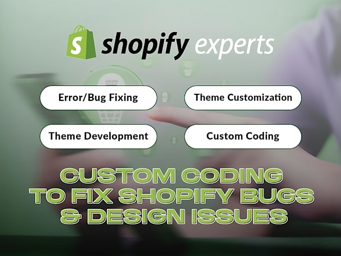 Gig Preview - Do shopify store development and customization