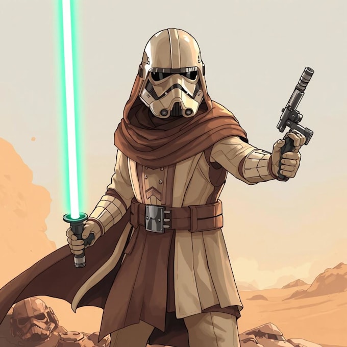 Bestseller - draw your star wars sci fi character art