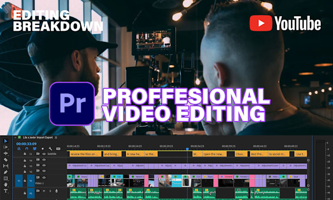 Gig Preview - Edit professional video for your youtube