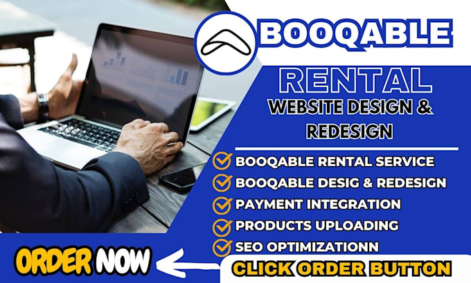 Bestseller - build booqable rental website design, redesign booqble apointment booking design