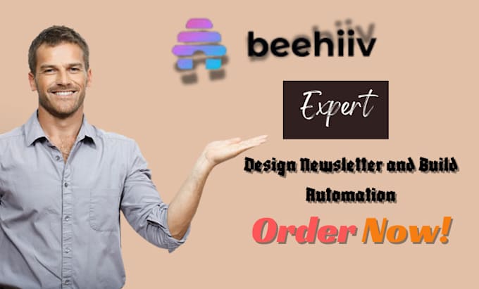 Gig Preview - Design beehiiv newsletter beehiiv landing page automation