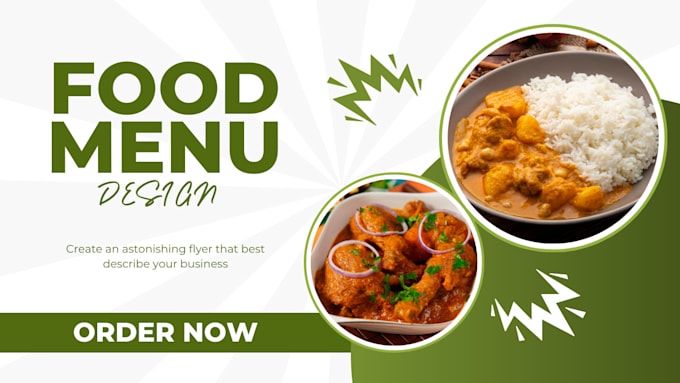 Gig Preview - Create you food flyer that will best describe your business