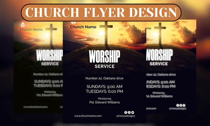 Gig Preview - Do exceptional church flyer or event flyer design or poster design