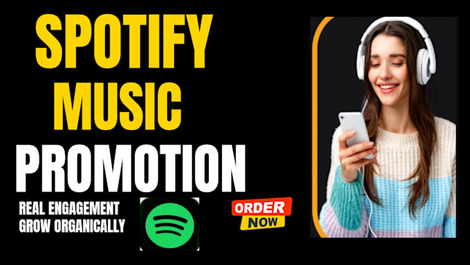 Gig Preview - Do organic viral music SEO for spotify album promotion, spotify music promotion