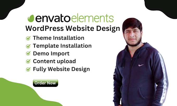 Gig Preview - Quickly install and customize envato elements themes and elementor template kits