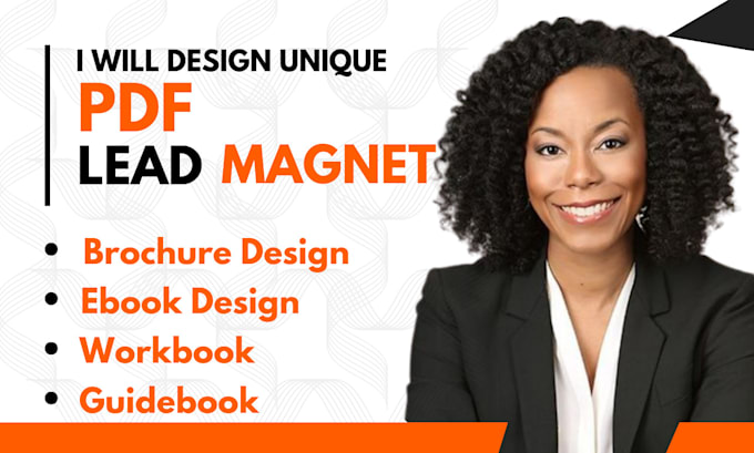 Gig Preview - Create professional PDF lead magnet brochure ebook design workbook guidebook