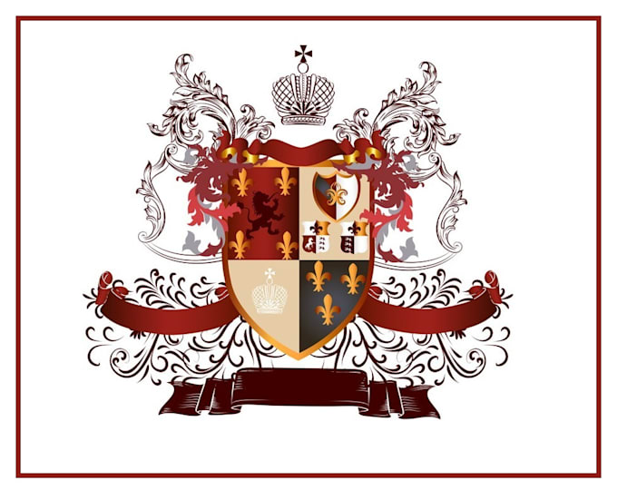 Gig Preview - Make luxury heraldic, coat of arms logo