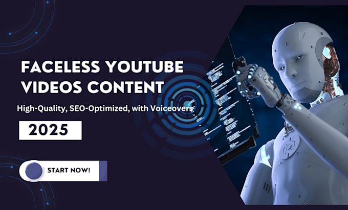 Bestseller - create faceless youtube videos, content with voiceover