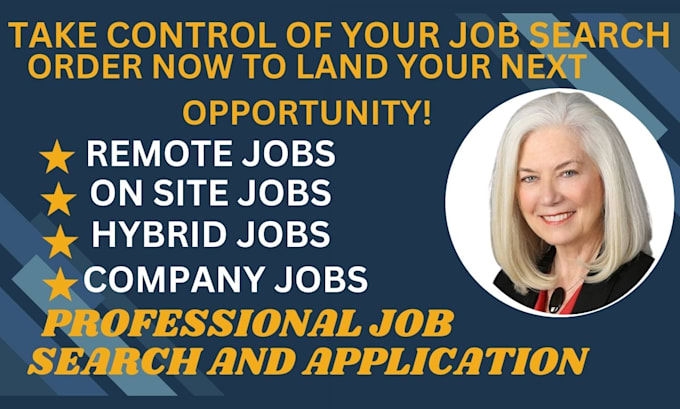 Gig Preview - Professionally search and apply for jobs on your behalf