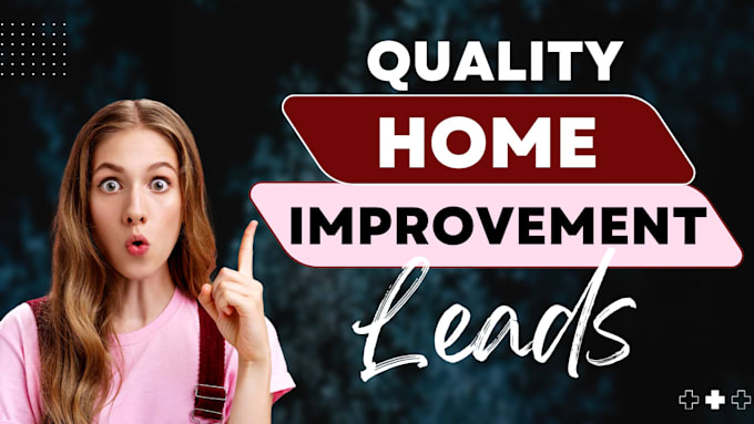 Gig Preview - Home improvement leads repair renovation leads bathroom remodeling landing page