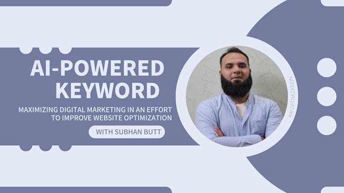 Gig Preview - Provide SEO, ai powered keyword research, and profitable