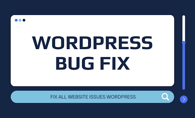 Gig Preview - Fix any issue with wordpress website error or bug plugin and customization