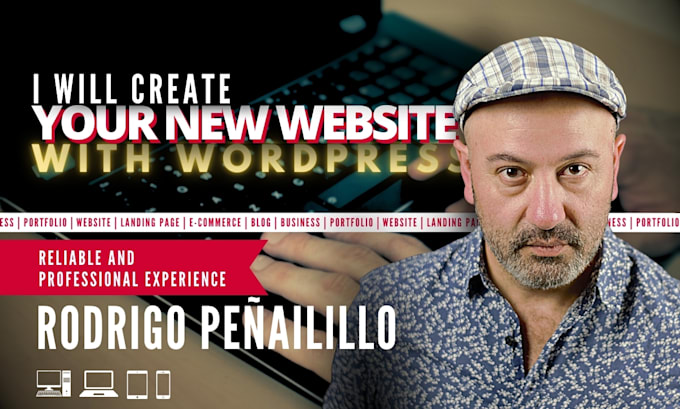 Gig Preview - Design a professional, responsive wordpress website for your business