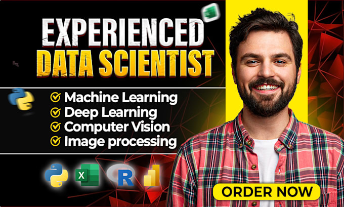 Gig Preview - Do ai, machine learning, deep learning, data science projects in python, r