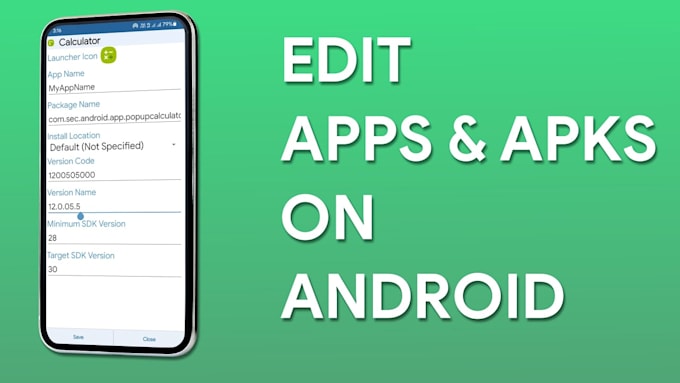 Gig Preview - Modify, decompile, edit android or ios apk without source code