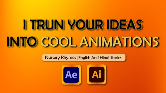 Gig Preview - Create nursery rhyme video animation for kids