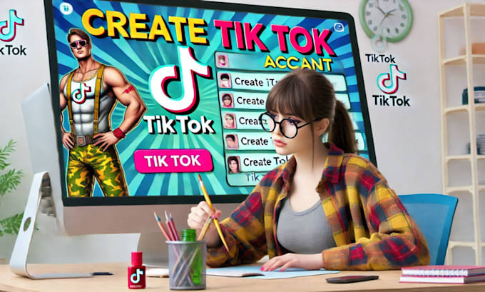 Gig Preview - Create USA UK tiktok account setup for tiktok shop