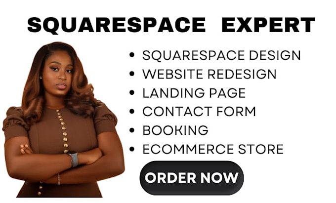 Gig Preview - Build squarespace website development for website design and redesign