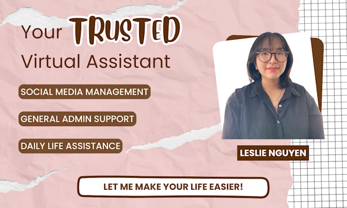 Gig Preview - Be your trusted assistant for seamless work and life management