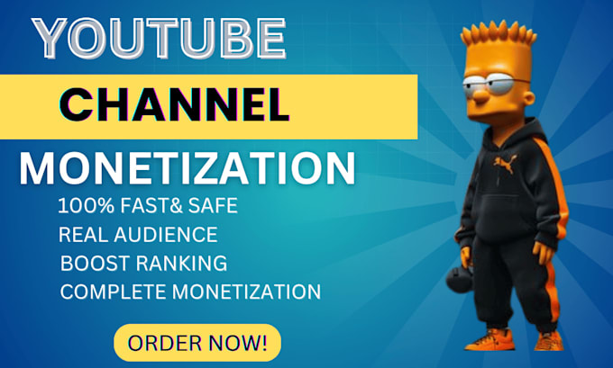 Gig Preview - Complete youtube promotion for monetization