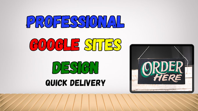 Gig Preview - Design a professional google sites landing page for your business or event