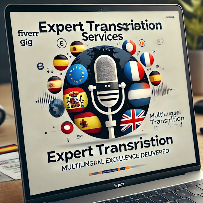 Bestseller - transcribe your audio or video to text in 24 hours