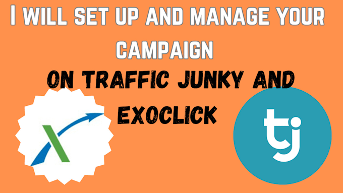 Gig Preview - Set up and manage your campaign on traffic junky and exoclick