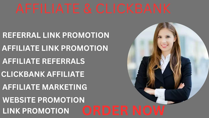 Gig Preview - Do affiliiate link promotion, referral promotion, referral link