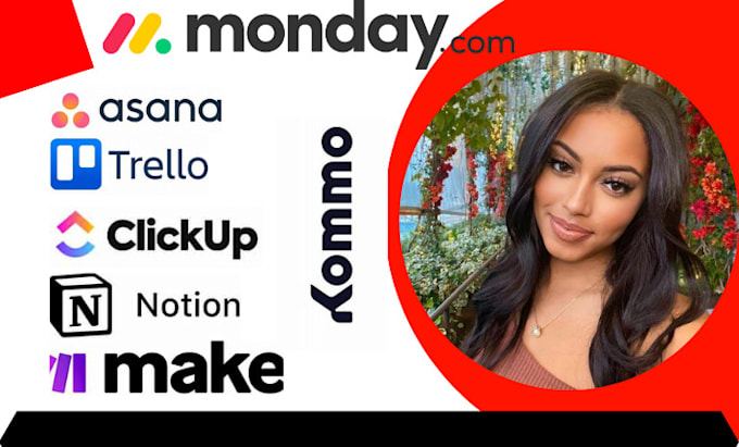 Gig Preview - Setup automations integrations with monday com trello asana clickup monday crm