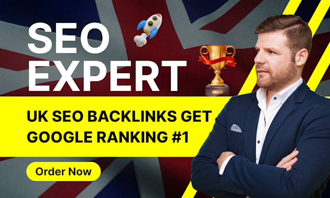 Gig Preview - Do uk seo link building service with contextual backlinks to get google ranking