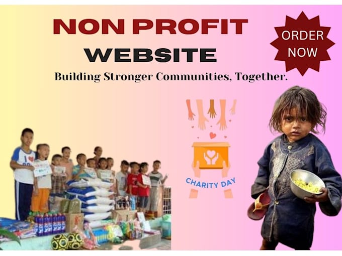 Gig Preview - Create non profit, charity, donation, religion, home care, ngo, medical websites